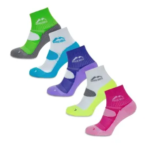 More Mile London Ladies Running Socks (5 Pack)