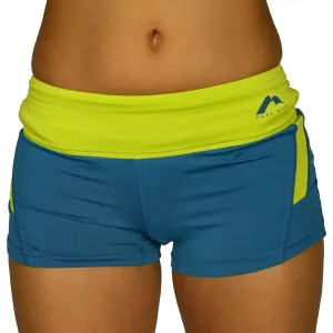 More Mile More-Tech  3 Inch Womens Running Shorts - Blue