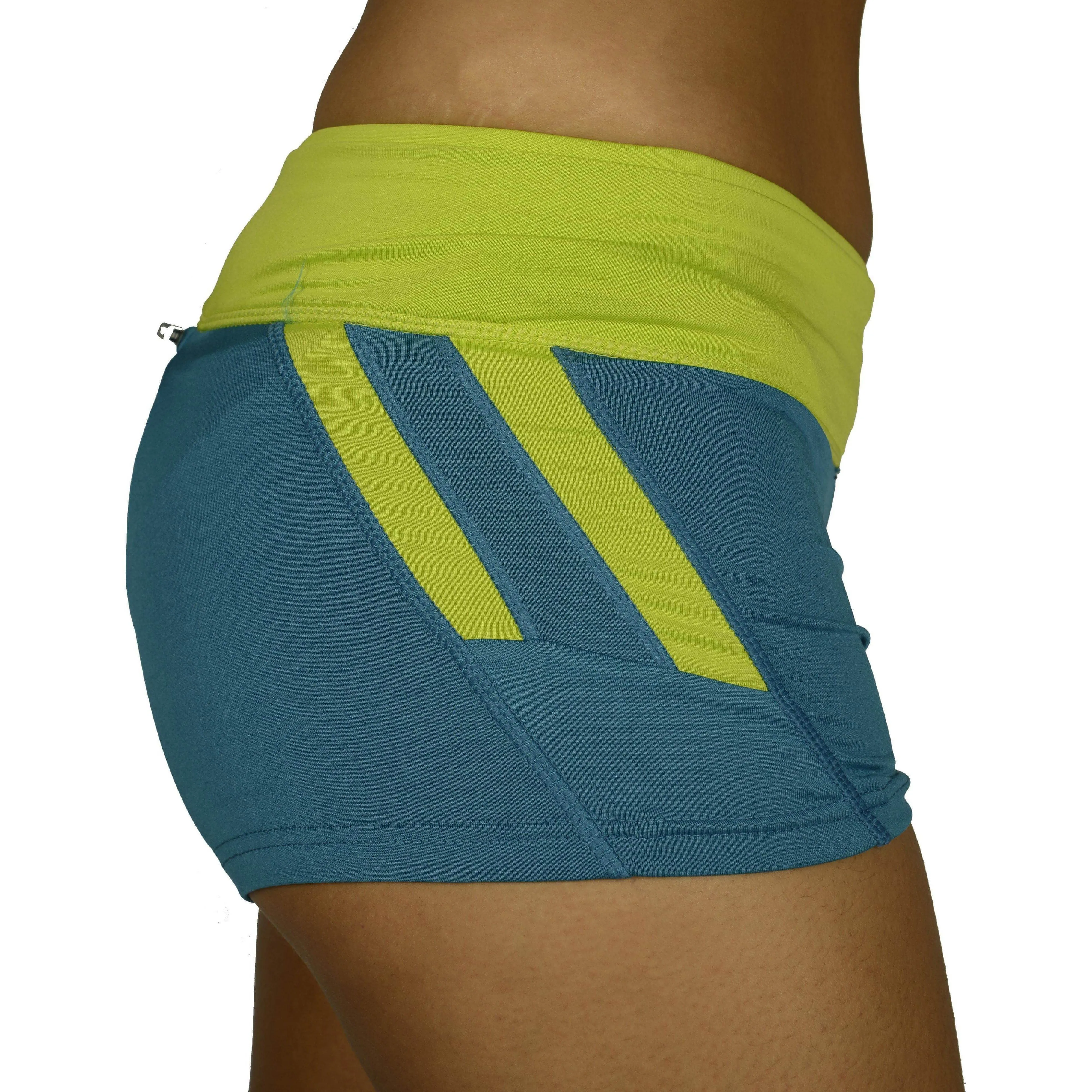 More Mile More-Tech  3 Inch Womens Running Shorts - Blue