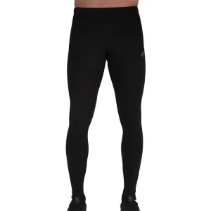 More Mile Power Mens Long Running Tights - Black