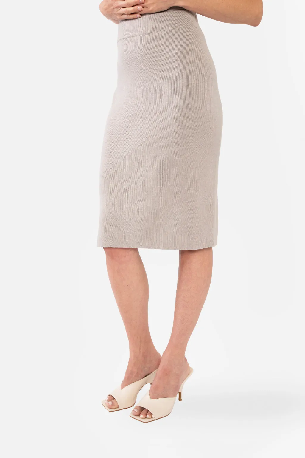 NATALIYA PENCIL SKIRT - LODEN GREEN