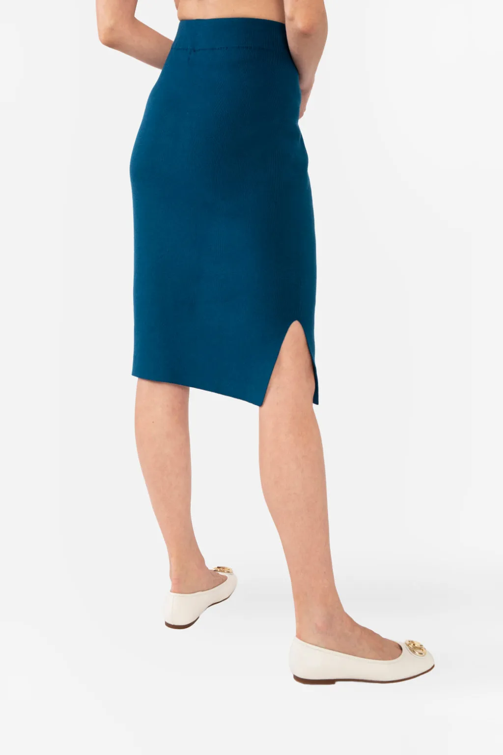 NATALIYA PENCIL SKIRT - LODEN GREEN