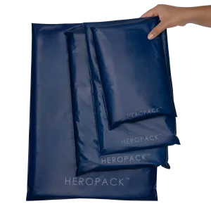 Navy Blue Home Compostable HEROPACK Mailers - from packs of 25