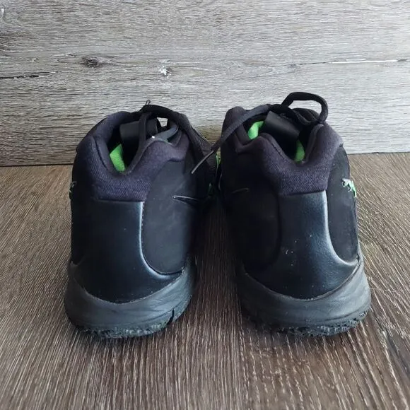 Nike Kyrie 4 Black Halloween Green GS Size 6.5Y Sneakers AA2897-012