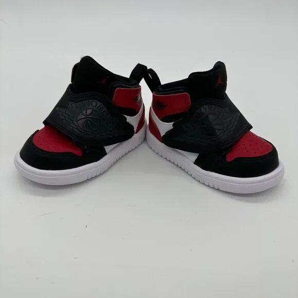 Nike Sky Jordan 1 TD 'Bred Toe'