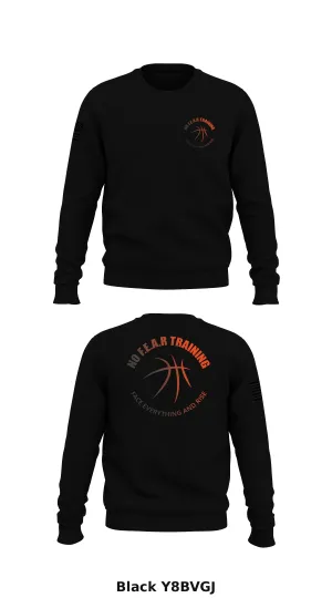 NO F.E.A.R.  Training  Store 1 Core Men's Crewneck Performance Sweatshirt - Y8BVGJ