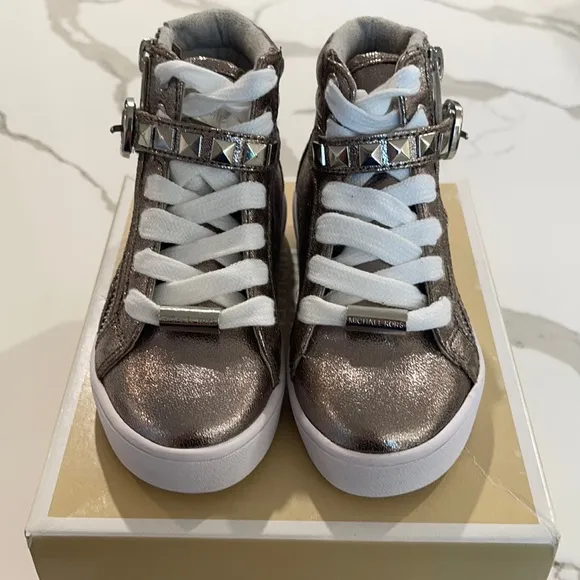 NWB Michael Michael Kors Ivy Rory-T Hi-top Sneakers