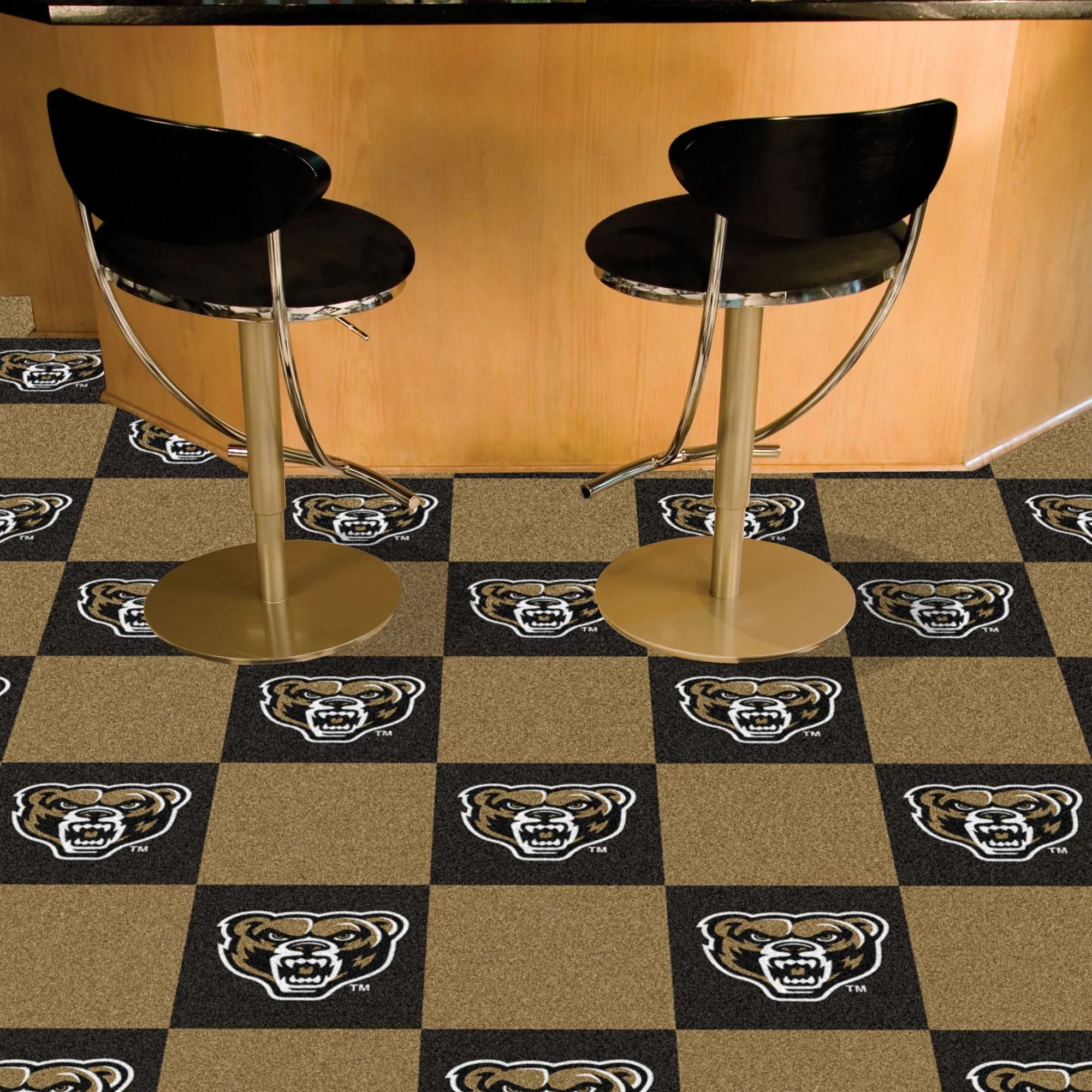 Oakland University Team Carpet Tiles