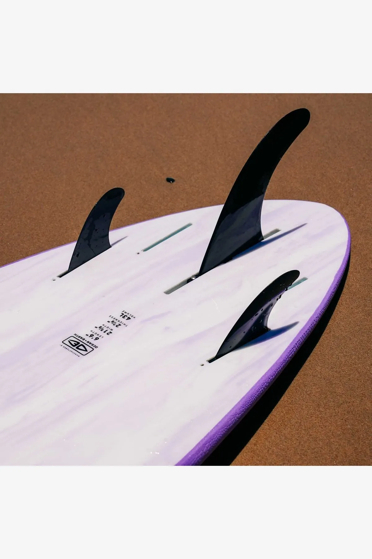 O&E HAPPY HOUR EPOXY SOFT TOP VIOLET - 6'6"