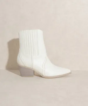 OASIS SOCIETY Dawn   Paneled Western Bootie