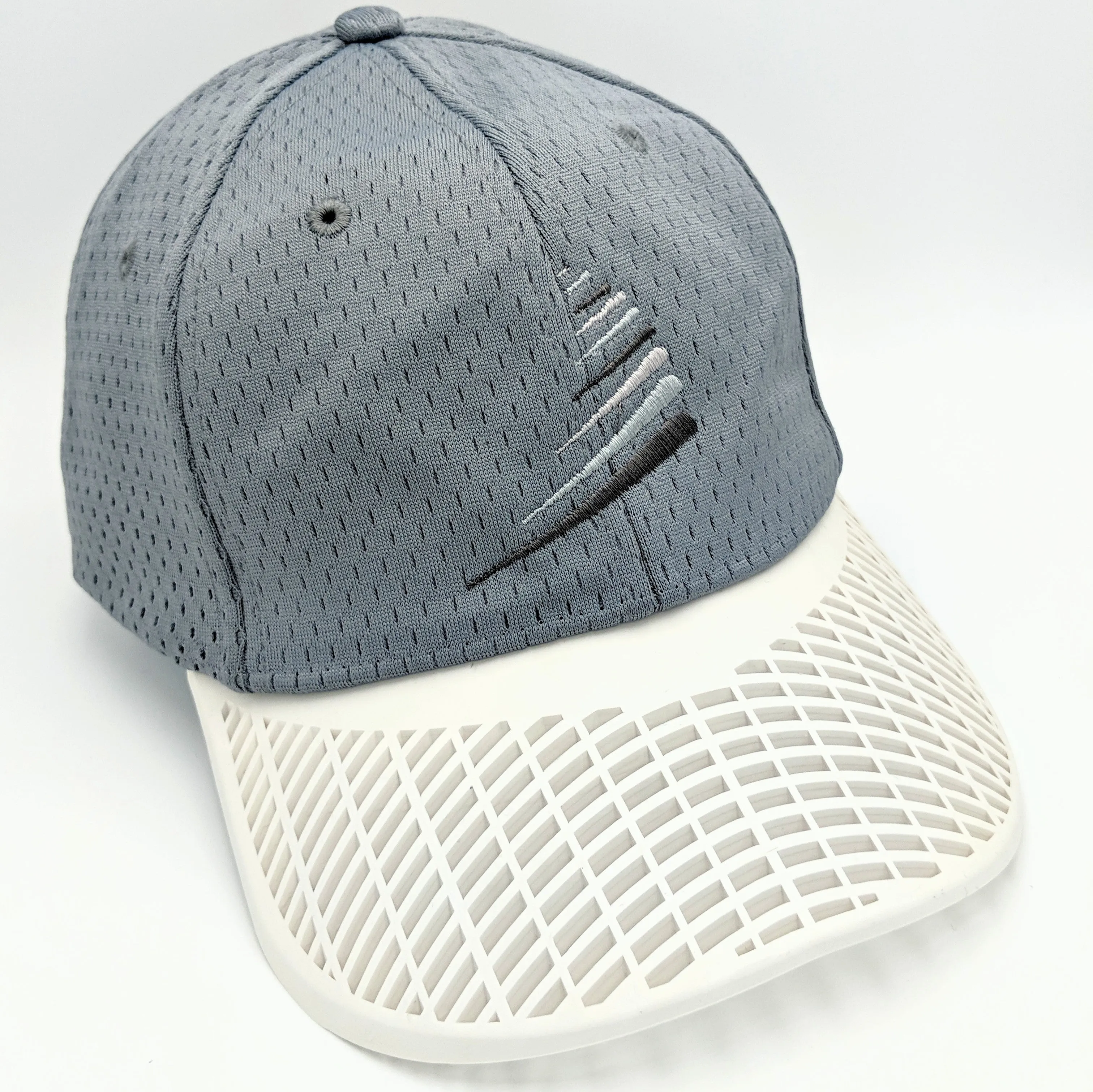 Performance Sail Swoosh Hat - Grey with White Brim