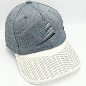 Performance Sail Swoosh Hat - Grey with White Brim