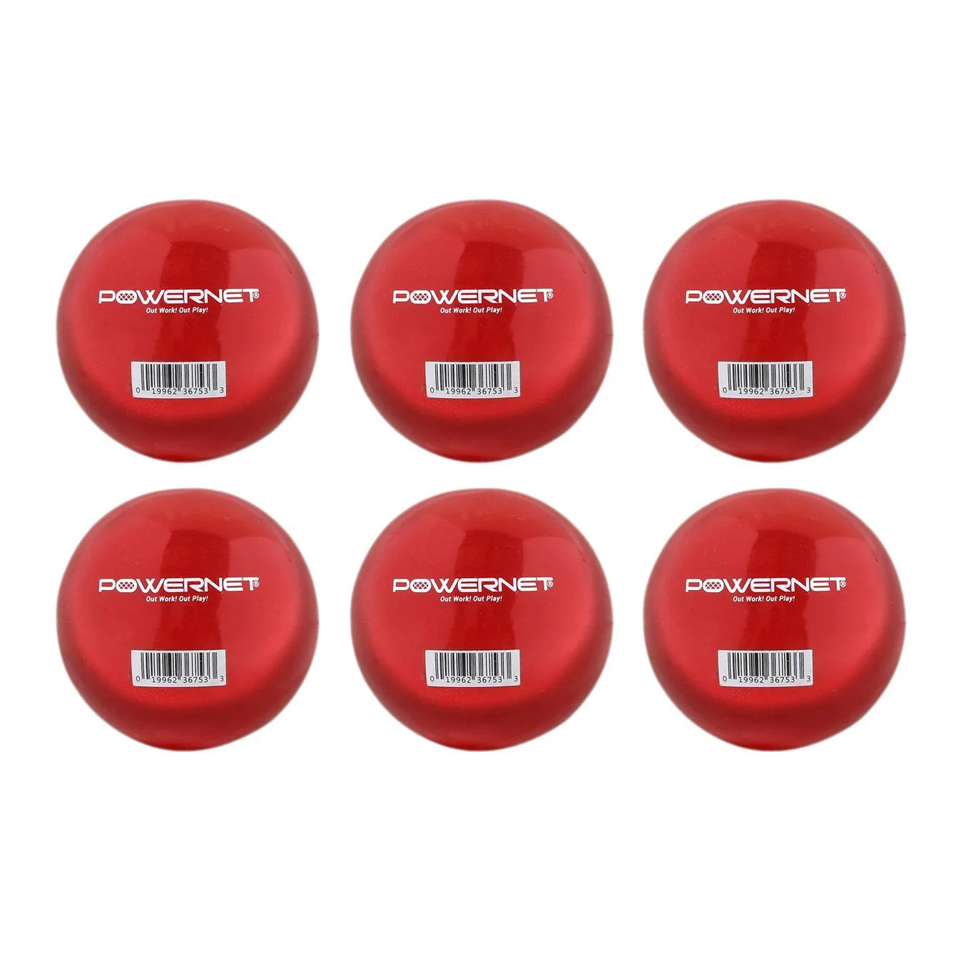 PowerNet 2.8" Weighted Hitting and Batting Training Ball (6 Pack): 1004