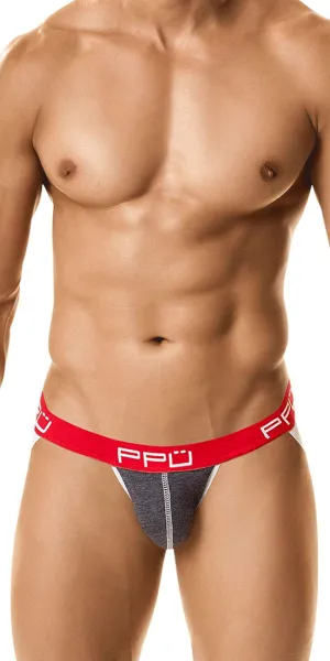 Ppu 1308 Jockstrap Gray-red