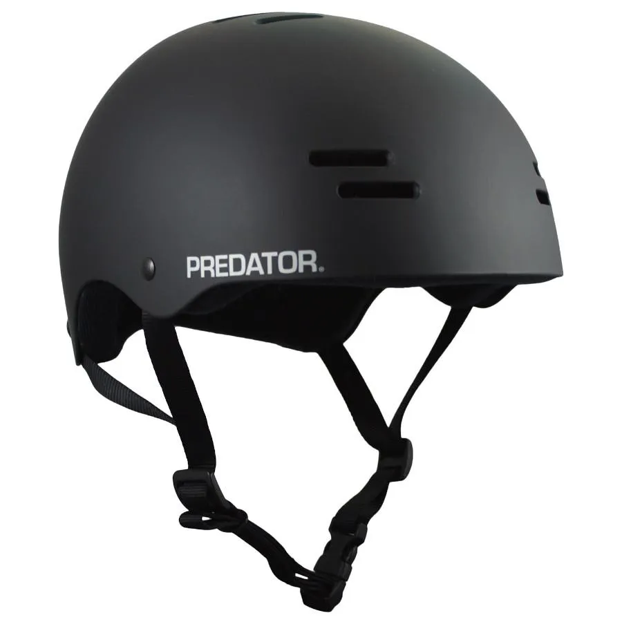Predator SK8 Soft Foam Skate Helmet - Matte Black
