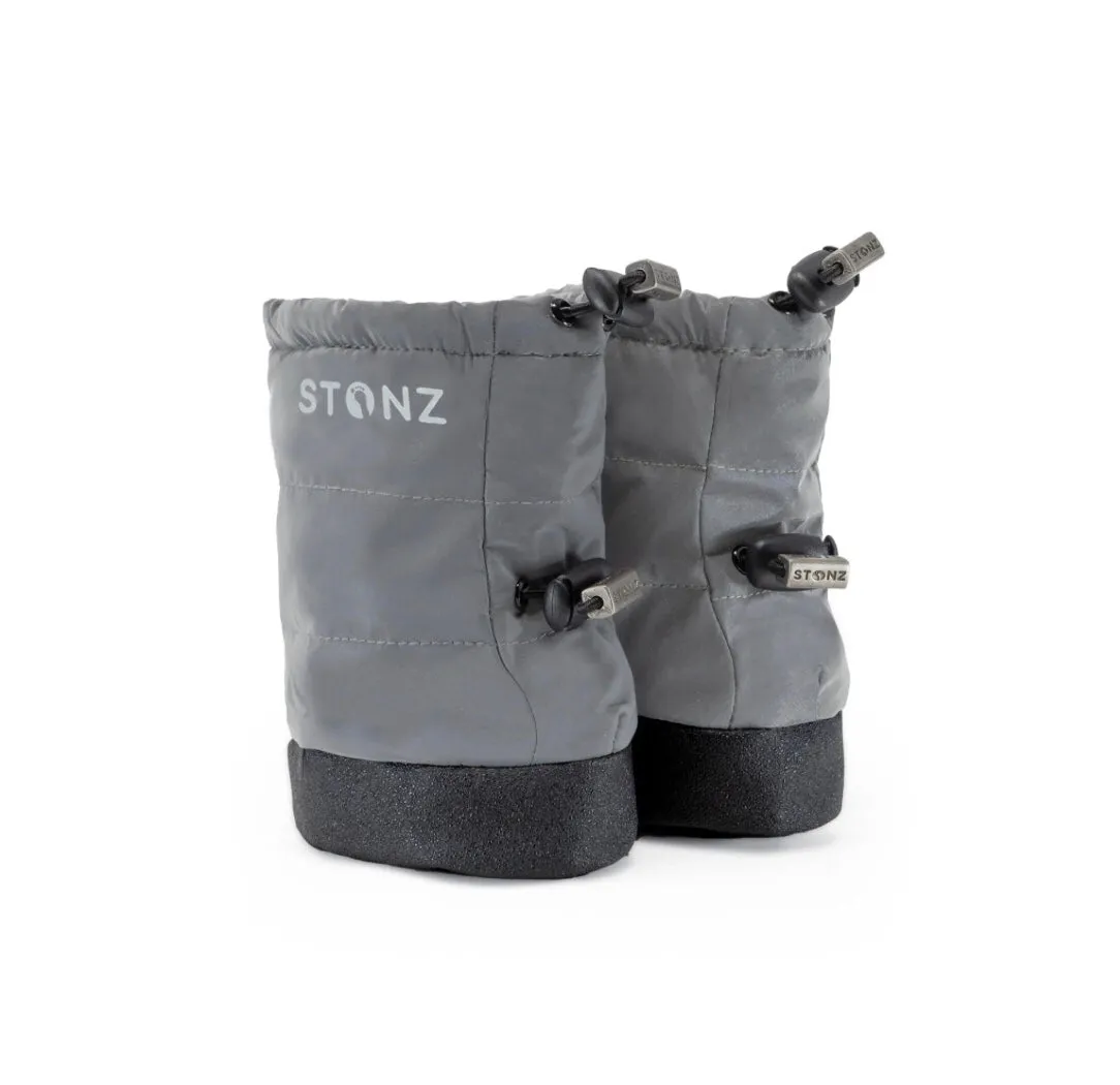 Puffer Booties - Reflective Silver // Toddler S (0-9M)