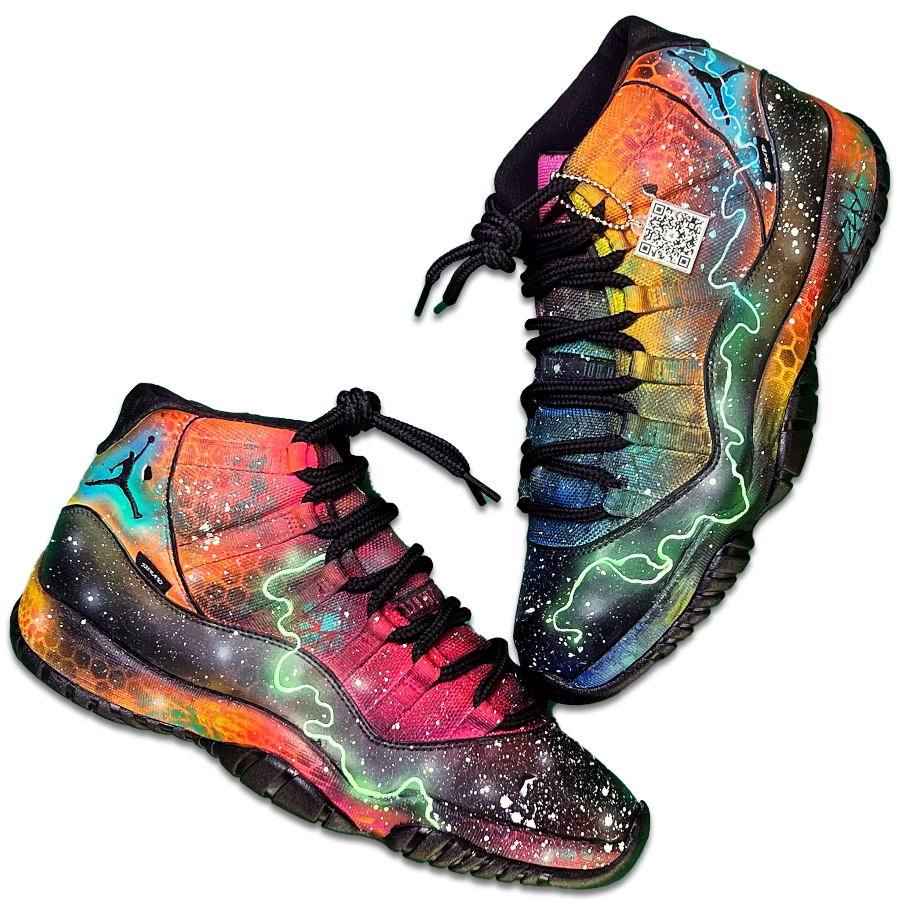 "Galaxy" Series - Custom Hand-Made Air Jordans by Sierato x Artisan Echelon