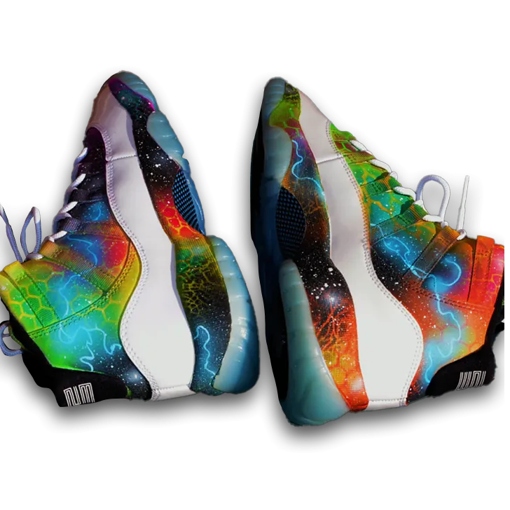 "Galaxy" Series - Custom Hand-Made Air Jordans by Sierato x Artisan Echelon