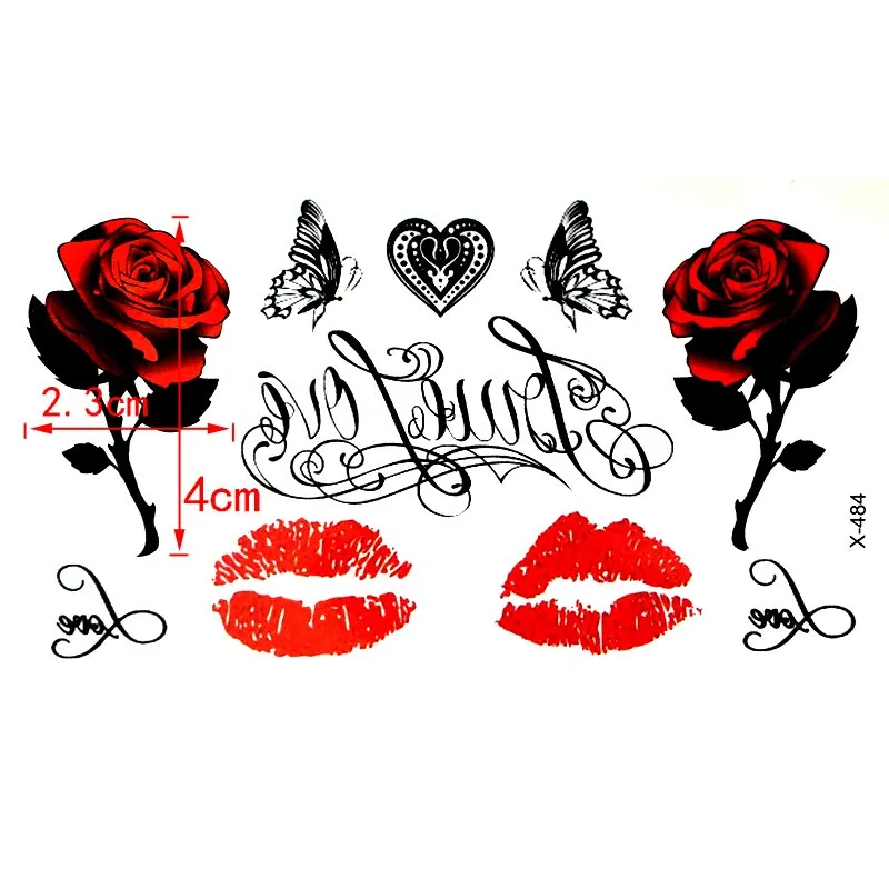 "INKED" Set de 10 Tatouages Éphémères Waterproof - URB1™