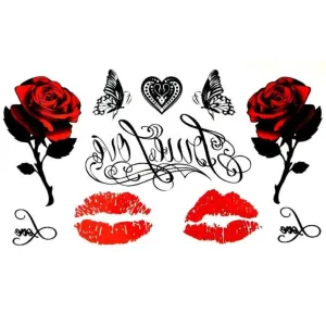 "INKED" Set de 10 Tatouages Éphémères Waterproof - URB1™