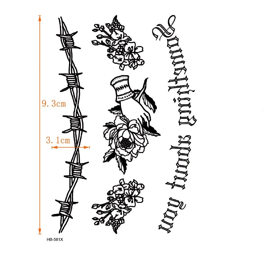"INKED" Tatouages Éphémères Waterproof - URB1™