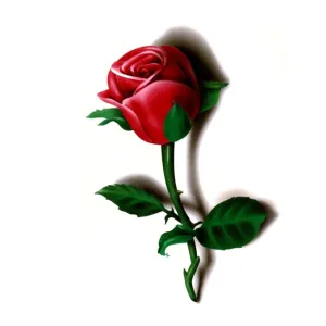 "RED ROSE" Tatouage Éphémère Waterproof 3D - URB1™