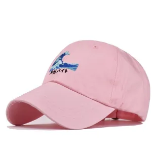 "WAVE" Casquette Baseball Streetwear Rose - UBR1™