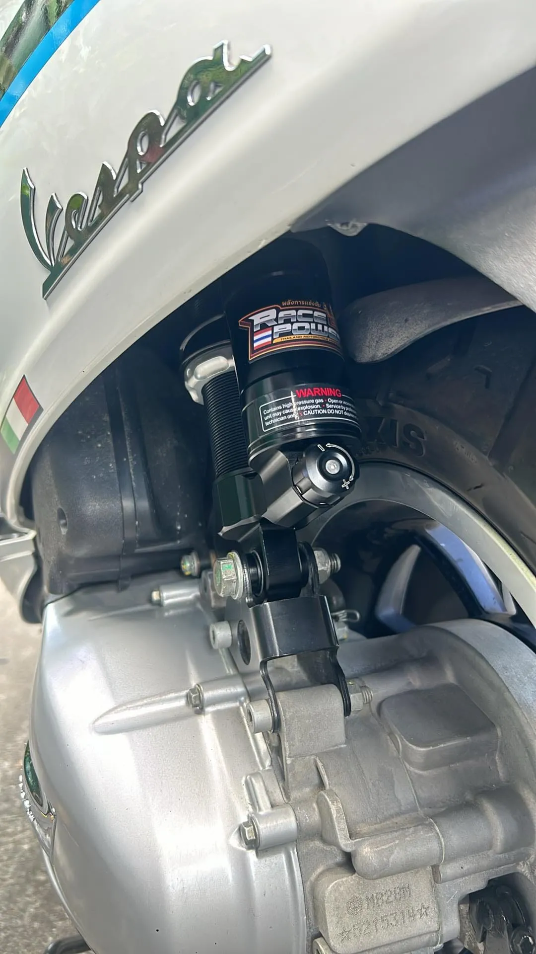 RACE POWER SHOCK 265MM & 365MM VESPA (BLACK)