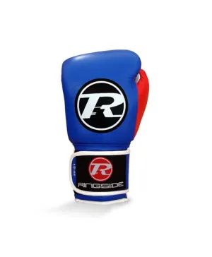 RINGSIDE JUNIOR TRAINING STRAP 10OZ-BLUE/RED/WHITE
