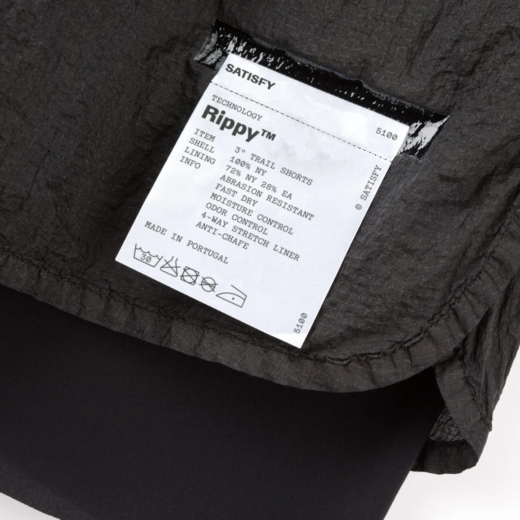 Rippy™ 3" Trail Shorts - Black