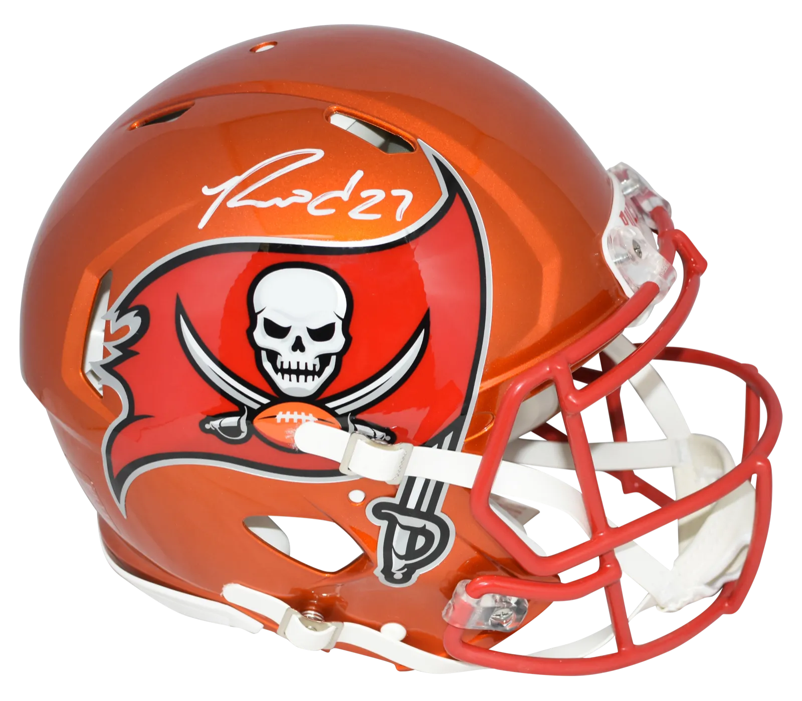 RONALD JONES II SIGNED TAMPA BAY BUCCANEERS FLASH AUTHENTIC SPEED HELMET BECKETT