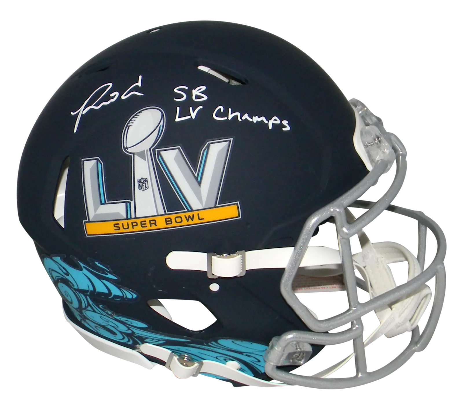 RONALD JONES II SIGNED TAMPA BAY BUCCANEERS SUPER BOWL SB LV AUTHENTIC HELMET