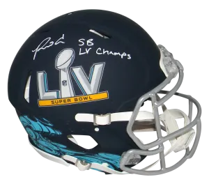 RONALD JONES II SIGNED TAMPA BAY BUCCANEERS SUPER BOWL SB LV AUTHENTIC HELMET
