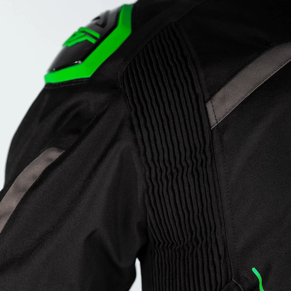 RST S-1 CE TEXTILE JACKET [BLACK/NEON GREEN]