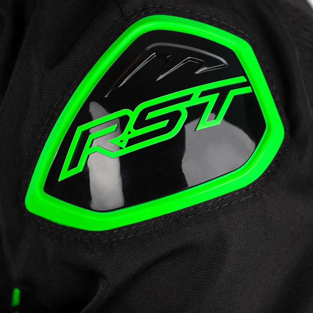 RST S-1 CE TEXTILE JACKET [BLACK/NEON GREEN]