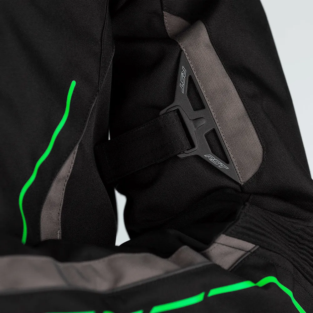 RST S-1 CE TEXTILE JACKET [BLACK/NEON GREEN]