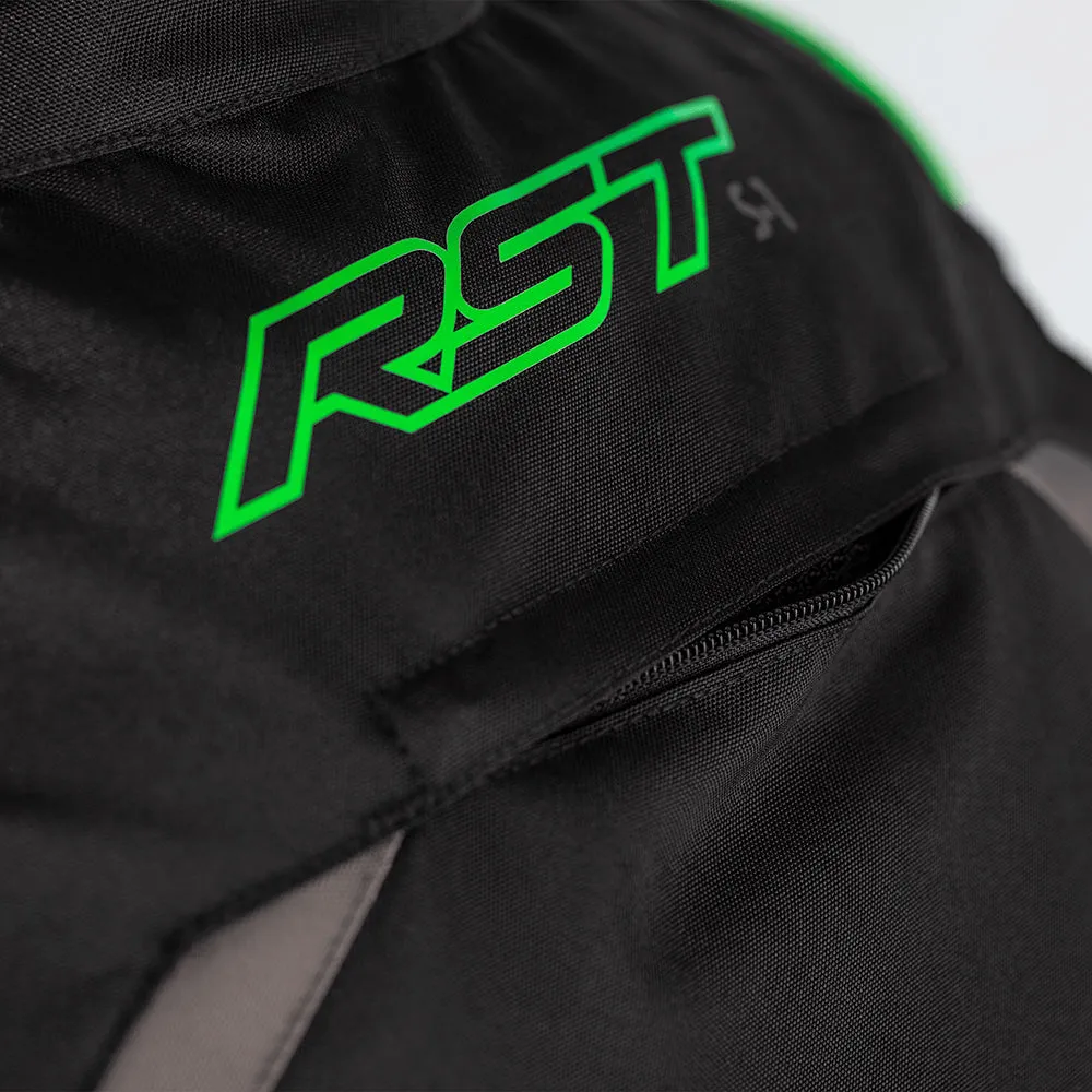 RST S-1 CE TEXTILE JACKET [BLACK/NEON GREEN]