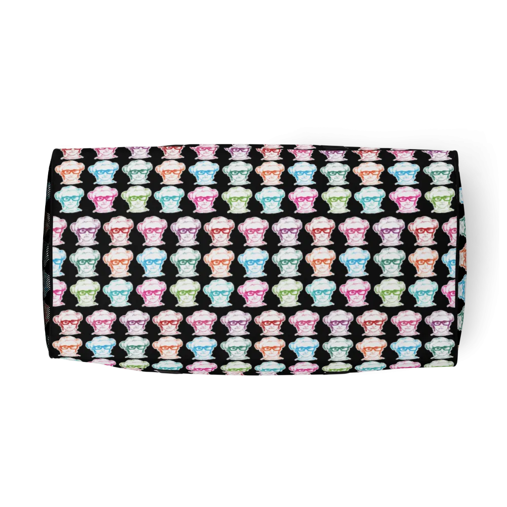 Sammi Haney (Esperanza - Raising Dion) Faces All-Over Duffle Bag
