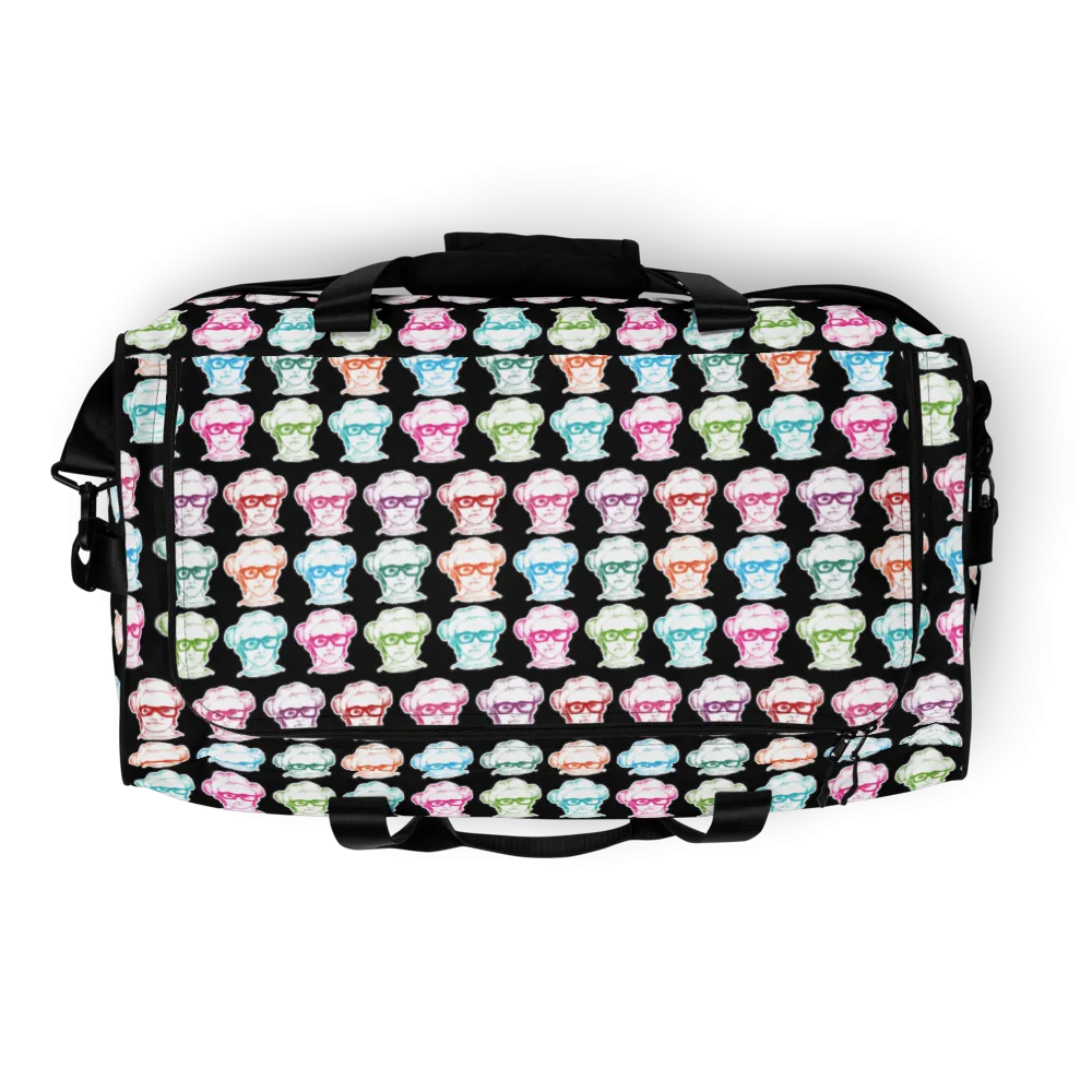 Sammi Haney (Esperanza - Raising Dion) Faces All-Over Duffle Bag