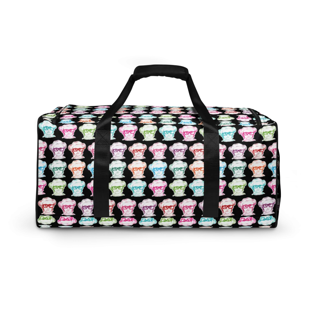Sammi Haney (Esperanza - Raising Dion) Faces All-Over Duffle Bag