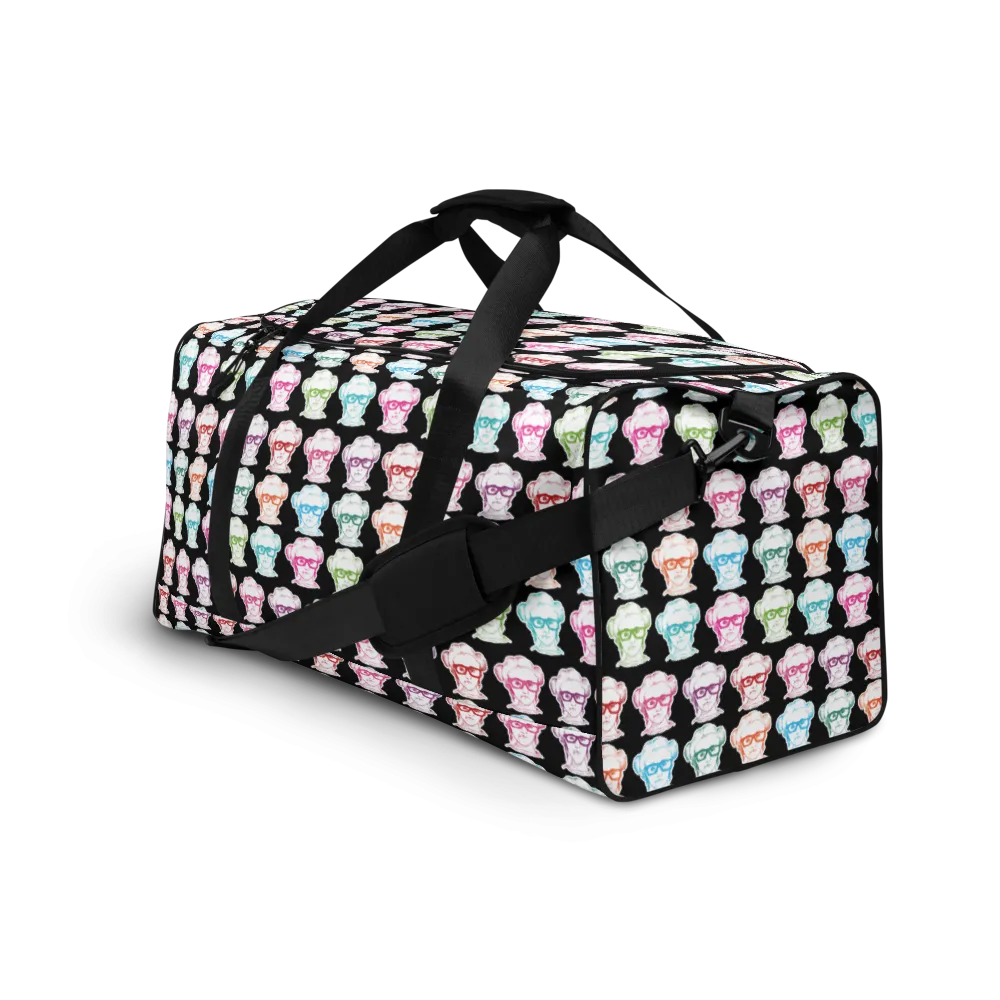 Sammi Haney (Esperanza - Raising Dion) Faces All-Over Duffle Bag