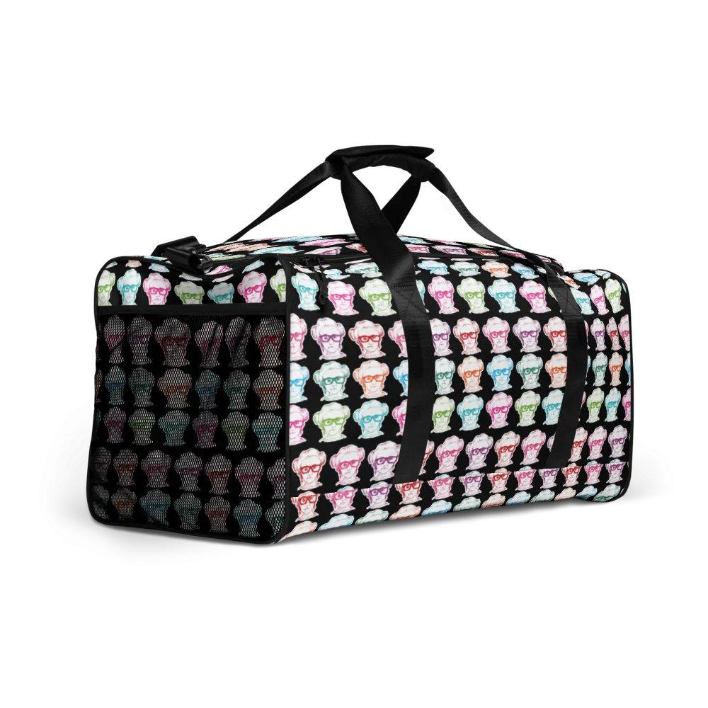 Sammi Haney (Esperanza - Raising Dion) Faces All-Over Duffle Bag
