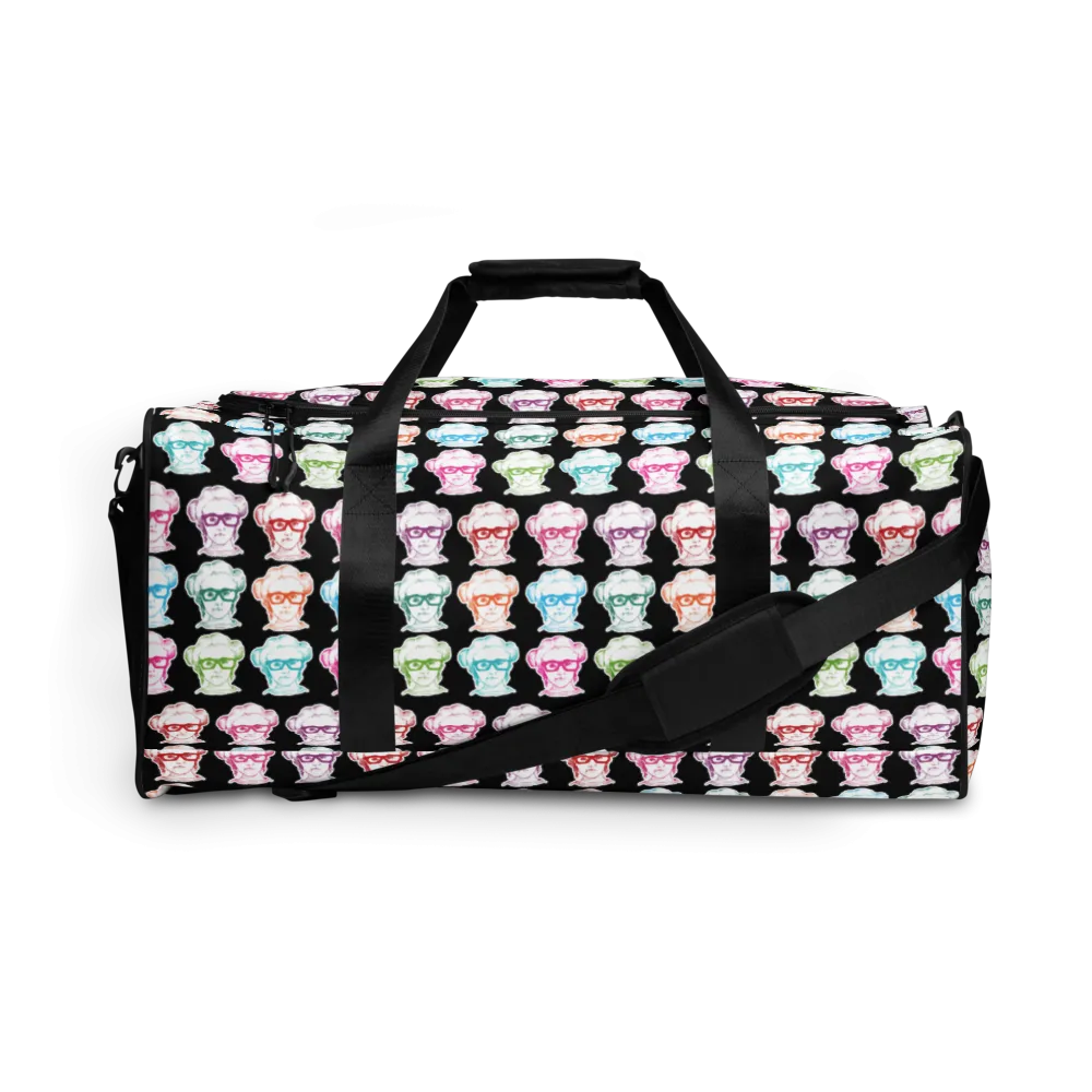 Sammi Haney (Esperanza - Raising Dion) Faces All-Over Duffle Bag