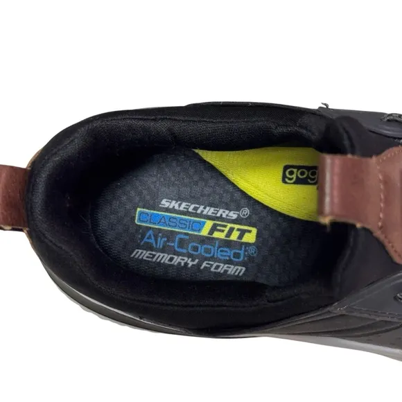 Skechers Men's Delson 3.0 Round Toe Bungee Lace Slip On size 9.5