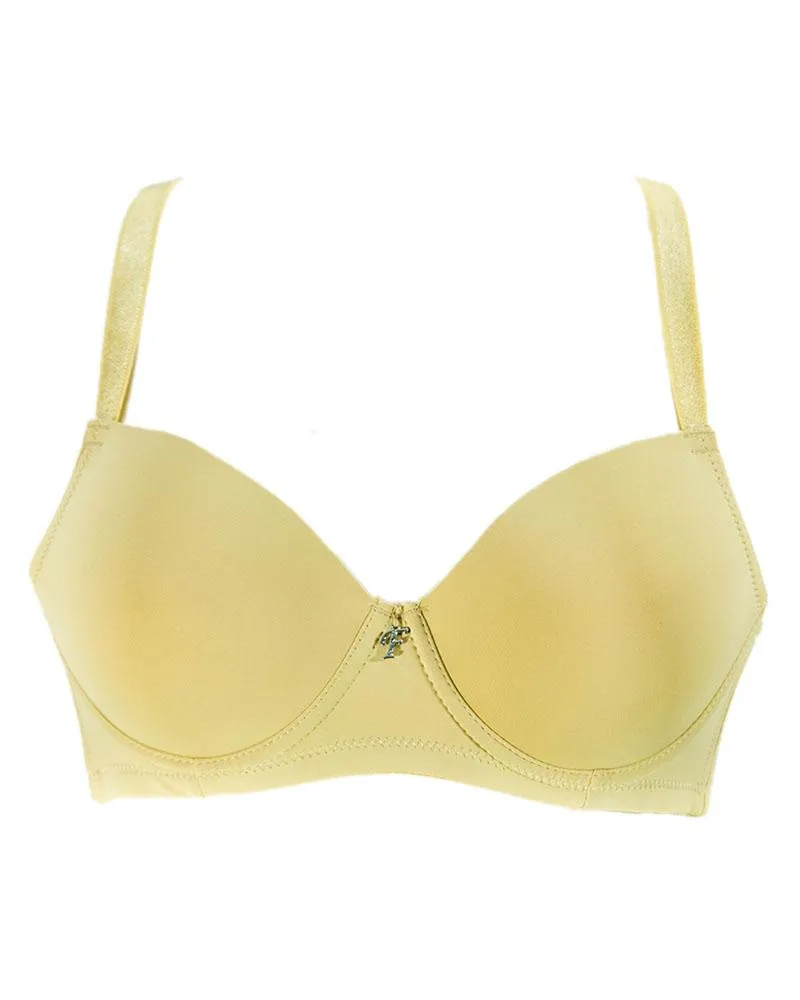 Skin Pushup Bra - Single Padded Underwired Bra  - Flourish - FL972