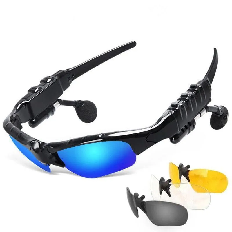 Smart Bluetooth USB Sports Sunglasses with Earbuds