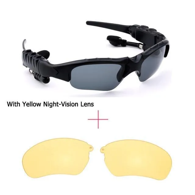 Smart Bluetooth USB Sports Sunglasses with Earbuds