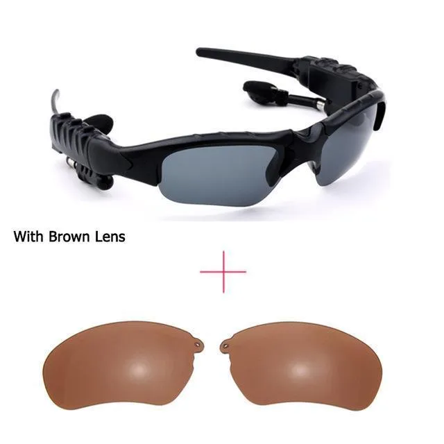 Smart Bluetooth USB Sports Sunglasses with Earbuds