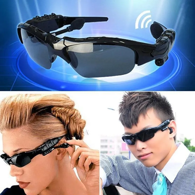 Smart Bluetooth USB Sports Sunglasses with Earbuds