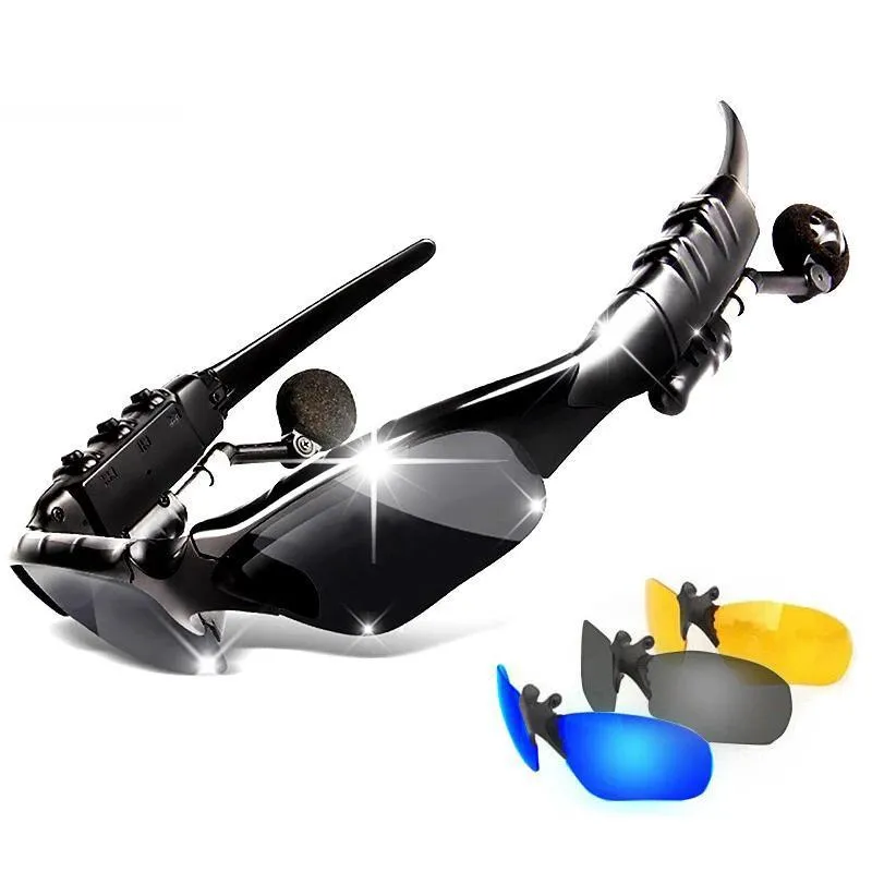 Smart Bluetooth USB Sports Sunglasses with Earbuds